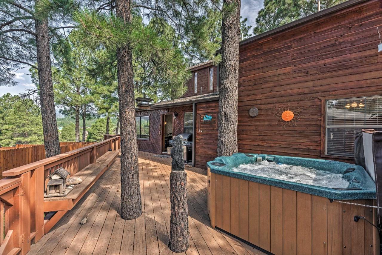 Cozy Ruidoso Cabin With Private Hot Tub And Large Deck Ngoại thất bức ảnh