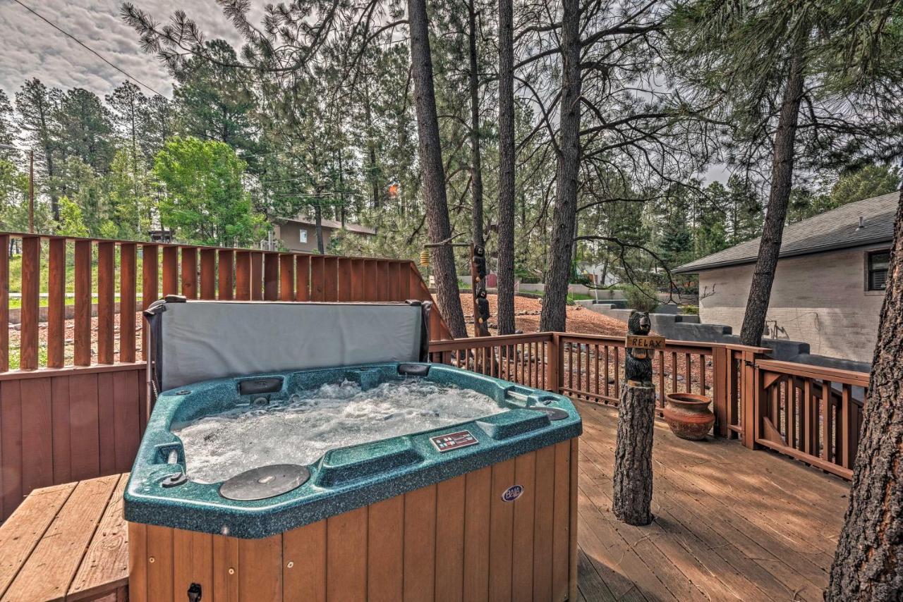 Cozy Ruidoso Cabin With Private Hot Tub And Large Deck Ngoại thất bức ảnh